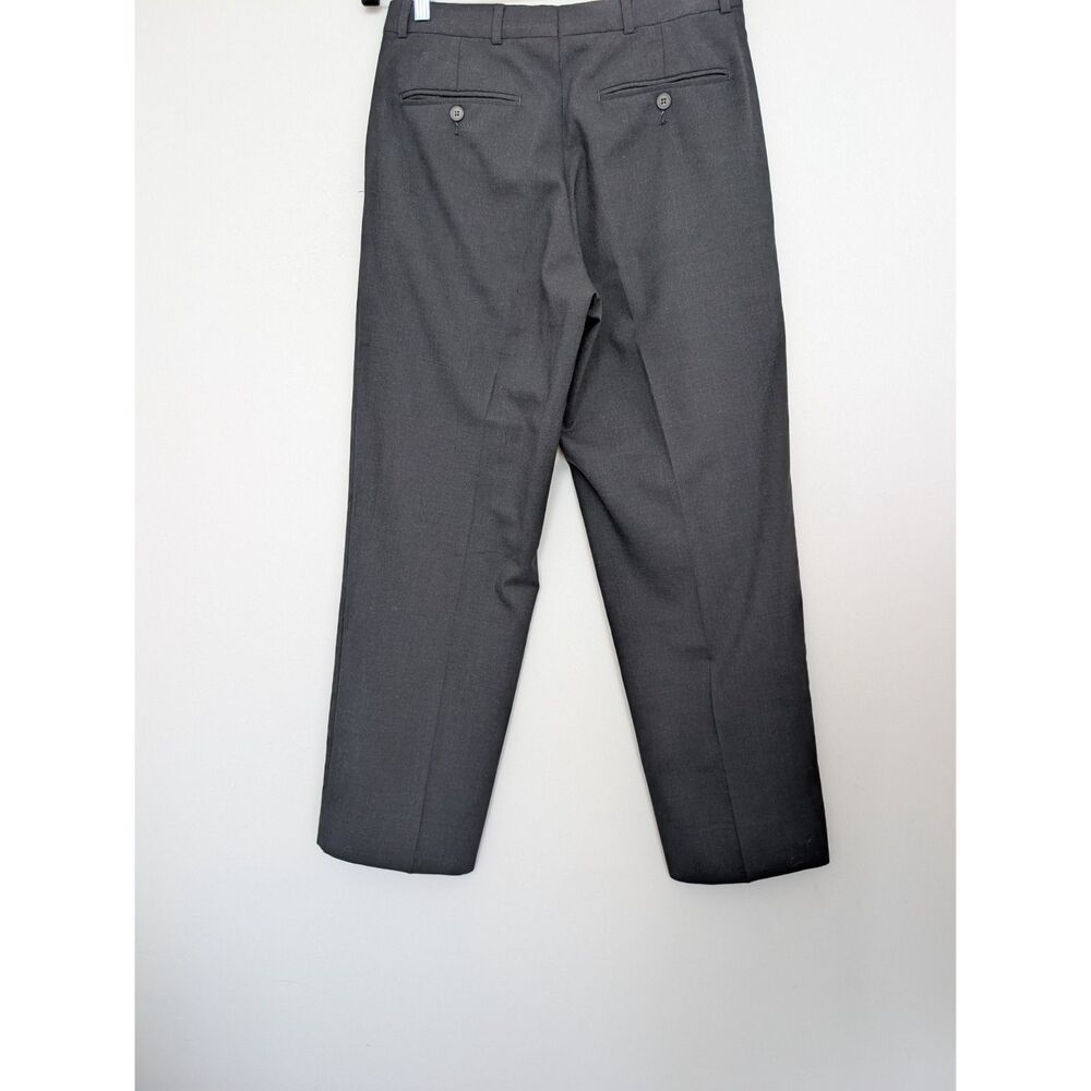 Vintage Oscar de la Renta Wool Gray Mens Dress Pants Trousers Sz 30 - Picture 6 of 16